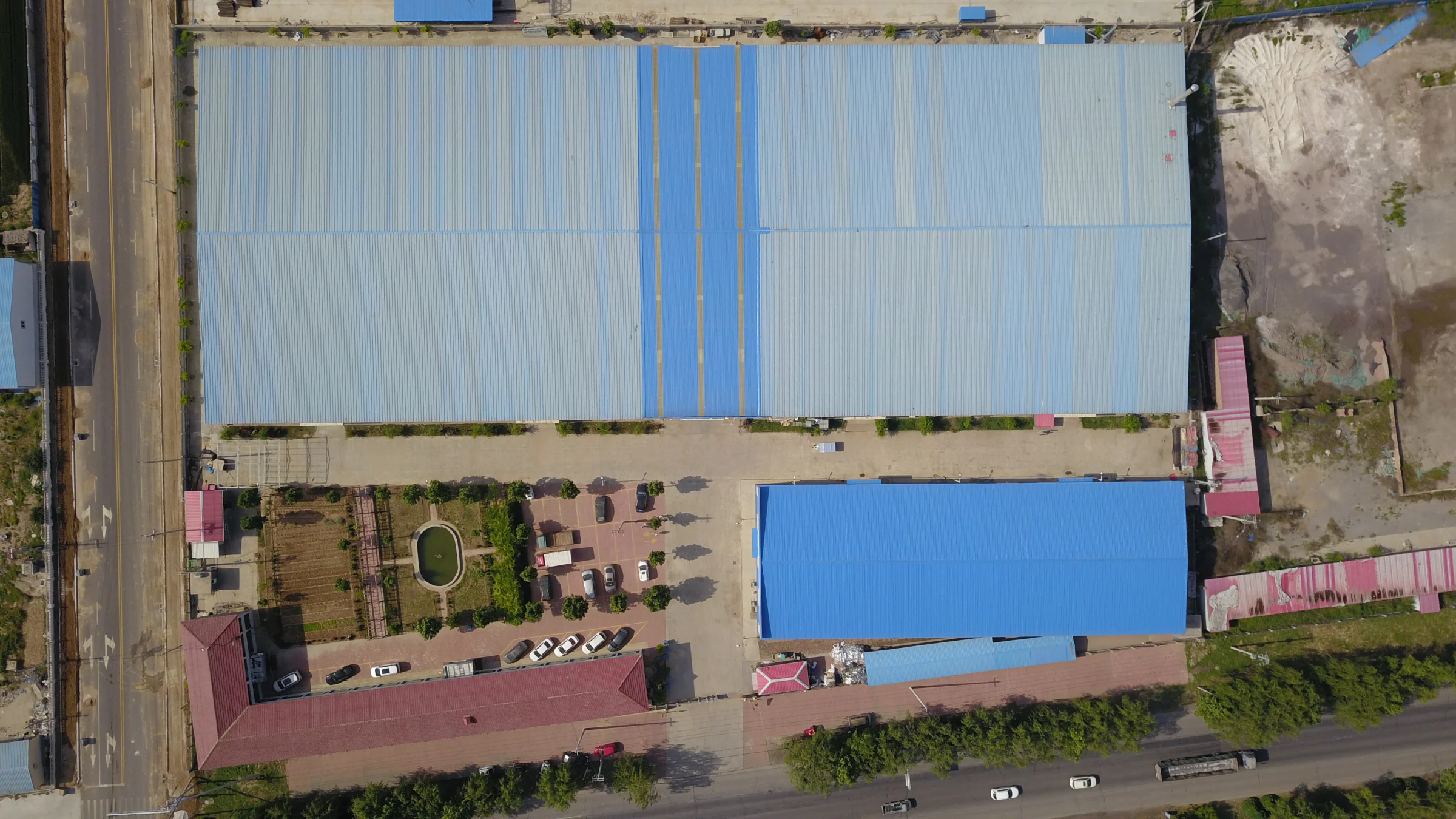 Aerial view of the Dong Jun manufacturing site in Ningjin, Shandong